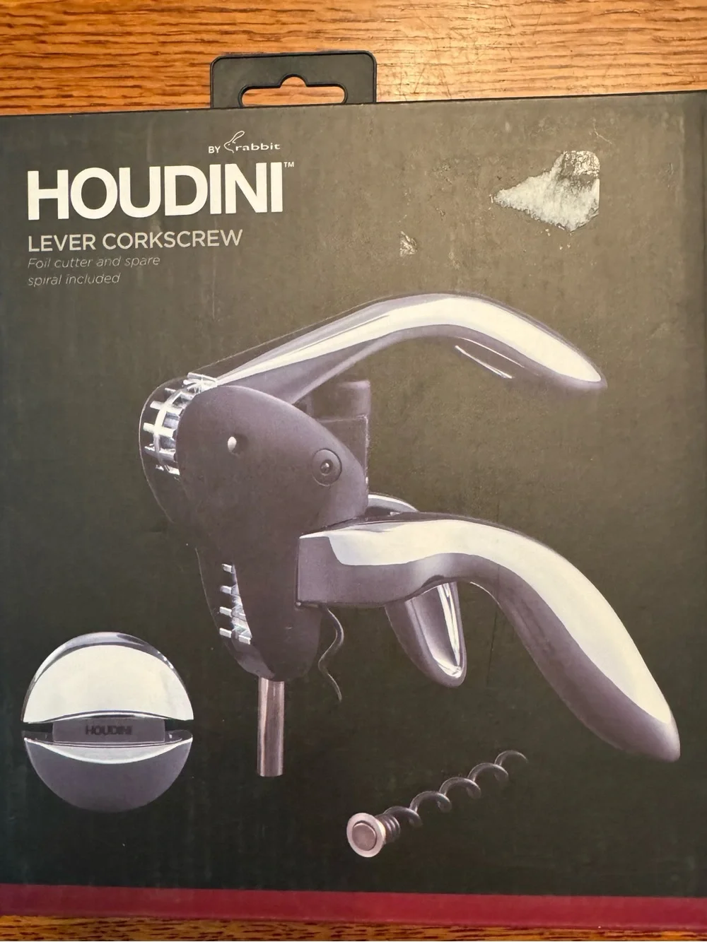 Black Lever Corkscrew & Aerating Pourer Set